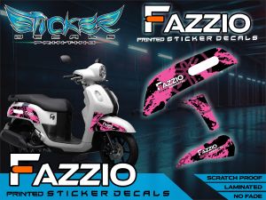 yamahaFazzio Grunge Sticker Decals