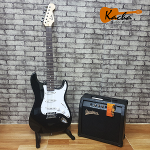 กีตาร์ไฟฟ้า Kacha ของแท้ พร้อมของแถม 9 รายการ KACHA GUITAR WORLD