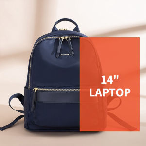MINGKE Laptop Bag 13 14 inch Backpack for Women Elegant Stylish CICH Business Water Resistant Shockproof