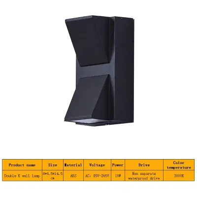 Outdoor LED Wall Light Decor 5W 10W Lamp Modern Minimalist Indoor Waterproof Wall Lights Sconce Bedroom Hotel Wall Lamp