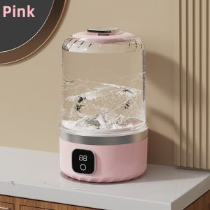 Mesin Cuci Mini Portable 1L Mesin Cuci Mini Dehidrasi Otomatis Dengan LED Digital Display