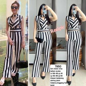 Set Stelan 7950 Salur Bahan Scuba Import Premium Realpic LD 86-96 PJ 45 LP 62-90 PJ 94 CM