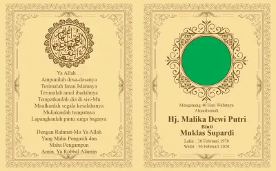 [10 PCS] CETAK BUKU YASIN DAN TAHLIL CUSTOME Pakai Foto