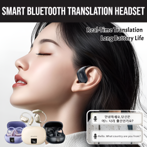 New Smart Bluetooth Translation Headset That Can Translate 144 Languages Wireless BT Ai Translator Earbuds Real-Time Translation Long Battery Life