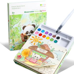 Reusable Water Coloring Book for Girls Unicorn Paint with Water Activity Book Educational Toys