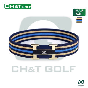 Dây lưng Golf mặt chữ H sang trọng thanh lịch dây đan co giãn 2 lớp dày dặn. thắt lưng - Nam Nữ