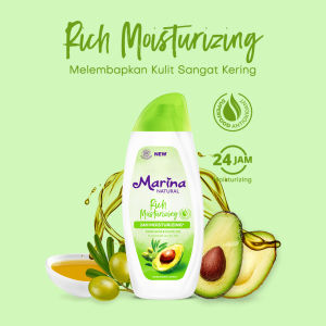 Marina Natural Hand Body Lotion 150ml Whitening Mencerahkan Melembutkan dan Merawat Kulit