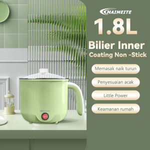 MAIMEITE Panci Listrik rice cooker mini Penanak nasi bisa Elektrik Cooker Multifungsi / Penanak nasi portabel 1.8L / wattrendah / Portabel versi Travel