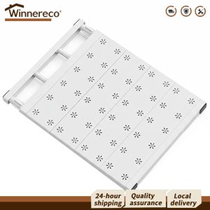 Expandable Kitchen Tension Shelf and Rod Storage Rack for Closet and Pantry Durable Metal Construction Adjustable Length Easy to Install and Remove Multi-Functional Organizer for Kitchen and Home