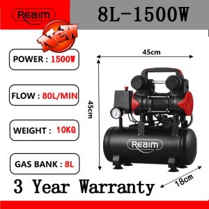 Air Compressor 1500W 30L/8L Compressor Angin Heavy Duty Air Pump Professional Power Tools