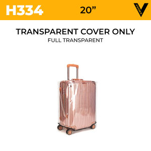 [SG SELLER] High-Quality Clear Trunk Luggage Protector Cover Black Suitcase PVC Anti-drop Thickened Dust Case Travelling