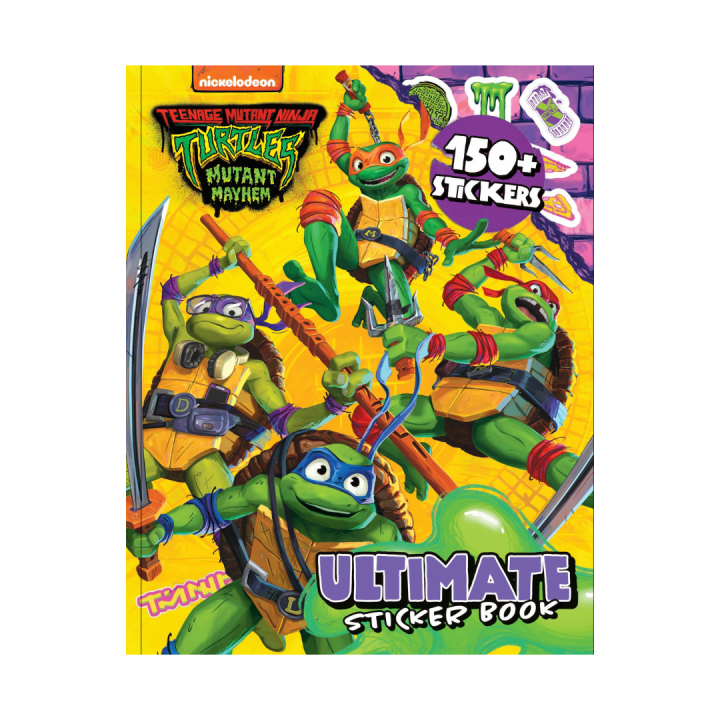Teenage Mutant Ninja Turtles Ultimate Sticker Book For Kids With Fun ...