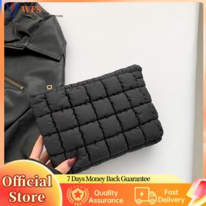 【Flagship】Travel Makeup Pouch with Quilted Design Zipper Closure for Women Girls Cosmetic Storage Bag