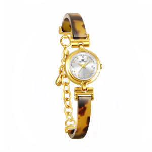 UTHAI W0053 Women Watch French high-end Temperament Hawksbill Amber Retro Bracelet Chain Watches Waterproof Ladies Fashion Quartz Wristwatch