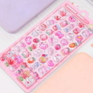 INVADER DIY Jelly Sticker Mobile Phone Decoration Diary Scrapbooking Acrylic Diamond Patch Funny Multi-color Childrens Stickers
