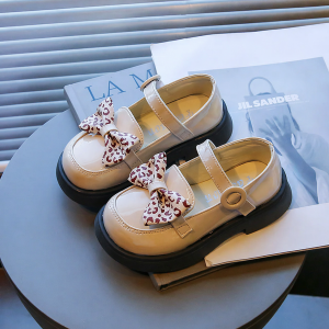 Sepatu Anak Perempuan Mary Jane Glossy | Sepatu Sekolah Pesta Anak Cewek Motif Pita Cantik & Trendy