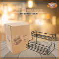 RAK BESI MEJA - Kitchen Set / Rak Bumbu Susun / Rak Besi Serbaguna. 