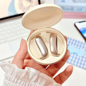 DMOOSTER D91 Ear Hanging Dual ear Wireless Bluetooth Earphones Titanium Alloy One to Two Intelligent APP Lightweight Translation Open Non in Ear