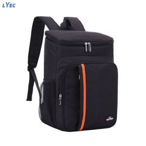18L Large Capacity Insulation Backpack Lunch Bag Outdoor Waterproof Picnic Beer Bag PEVA Waterproof Cold Ice Bag Backpack