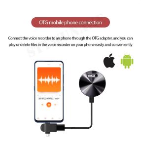 20Hrs Professional Voice Recorder Activated Recording 8GB Small Pen Digtal Dictaphone Sound Listen Device Audio Recorder Espia MINI Voice Recorder