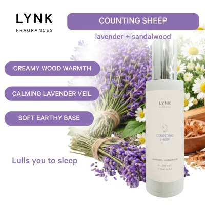 LYNK Fragrances Deep Sleep Pillow Mist/Pillow Spray for Insomnia