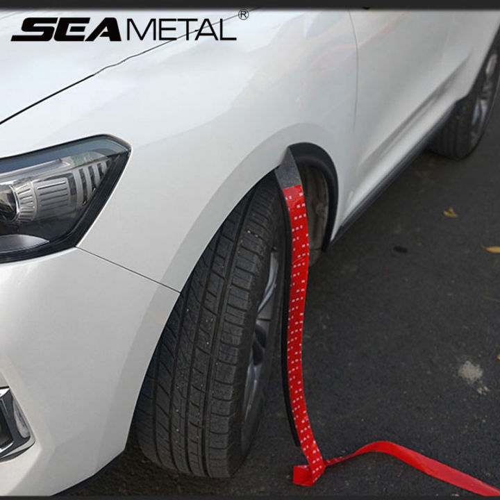 1.5m/4m/6m Universal Car Wheel Arch Fender Flares Rubber Strips Rubber