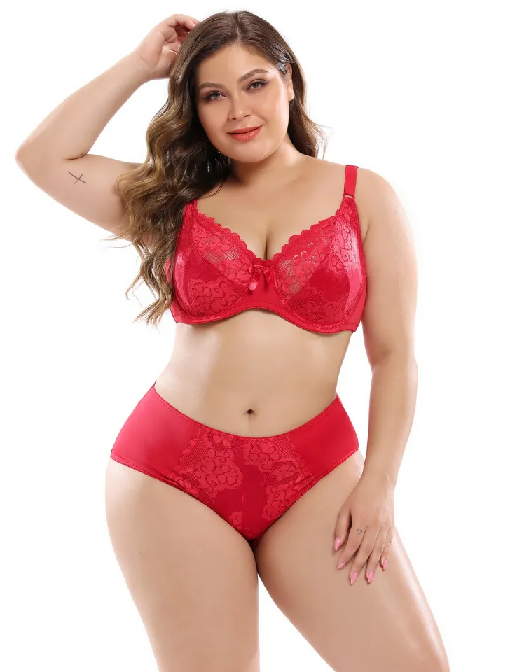 INTIMA 2024 Large Plus Size Bra and Panties Set for Women Size 36E