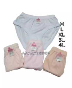 1PCS CELANA DALAM WANITA KA0S DP MUDA M. L XL. XXL. 4L/XXXL