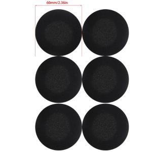 6 miếng thoải mái Earpads cho 60mm Đường kính tai nghe Tai nghe earmuffs Bộ nhớ bọt coverheadphone đạo cụ Miếng đệm tai