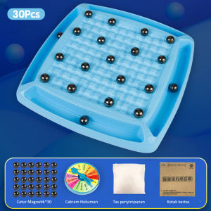 Mumystation Permainan Magnetik Catur Magnet Mini Mainan Catur Anak Magnetis Catur Magnet Mini