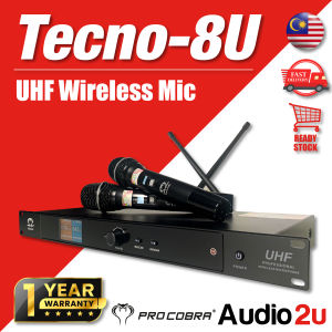 Pro Cobra Tecno-8U UHF Professional Wireless Mic | Frequency Scaning & Searching