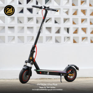 PYTRON1 Pro Plus สีดำ 36v 350w 7.8ah สกู๊ตเตอร์ไฟฟ้า E-Scooter PT1PP ประกันศูนย์ 1 ปี 24You