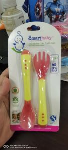 Loveni silicone heat induction spoon and fork set