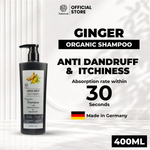 Natureal Organic Ginger Scalp Therapy Shampoo with Essential Oil for Aromatherapy [400ml]