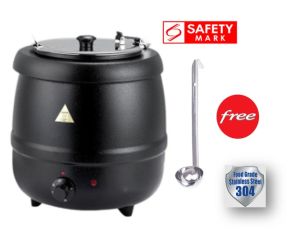 *SG STOCK* Commercial 10L Insulated Porridge/Soup Warmer Pot + FREE LADLE