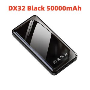 Elecstore【COD】PowerBank Built in 3 Cable / 4 Cable Fast Charging 50000mAh Power Bank With LED Light Power Display Portable PowerBank 2.4A Power Bank Type C & Type IOS & Type USB 80000mAh