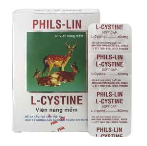 Viên uống tổng hợp làm đẹp da tóc móng L-cystine hộp 60 viên