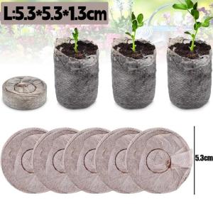 Planting Seedling Block Plant Starting Pellets Soil Block Compressed Soil Pellets Media Cubes Starter Pods Compact Plant Plugs