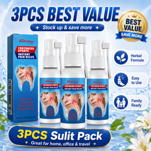 BebePH [HOT! 3PCS] Tooth Pain Relief Spray Teeth Decay Remover Periodontitis Cleaner Treatment Limited Offer COD