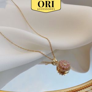 Dây chuyền nữ Vòng tròn thủy tinh Enoch độc đáo thời trang ORI ACCESSORIES D080