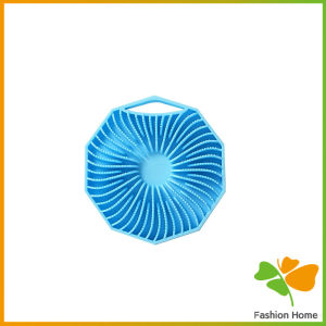 FASHION แผนแปรงอาบน้ําซิลิโคน เปียก และแห้ง แบบพกพา/สัมผัสนุ่ม/ขัดผิว ถูสะดวกมาก Silicone bath brush