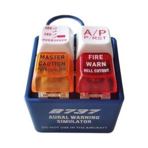 ZOOGGJZ ผ่านเวลาไป ตัวจำลองเสียงเตือน ปุ่มคีย์ คีย์บอร์ดเรืองแสง ที่ห้อยกุญแจแจ้งเตือนเหตุฉุกเฉินบนเครื่องบิน สร้างสรรค์ ผ่อนคลาย พวงกุญแจแจ้งเตือนนักบินและลูกเรือ สำหรับผู้ที่ชื่นชอบการบิน