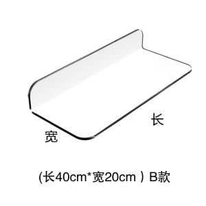 ✨ Boutique Recommend ✨ Wall-Mounted Free Perforated Acrylic Shelf Kitchen Bathroom Bathroom Ideas DIY Trendy Storage CQ home