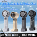 Jiditech Mini Fan Portable 4800mah Recchargeable Handheld Fan Wind Speed Power Display Powerful Cooling High Speed Electric Fan Long Battery Life Silent and Strong Wind Desktop Pocket Fan. 