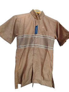 Kemeja Koko Lengan Pendek Dzikrayaat DZ-561 Muhsin Milo Pendek - Baju Koko Dzikroyat/Zikroyat