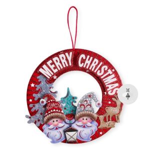 Scoop Dekorasi Natal Wreath Merrry Christmas (pc) 70040100