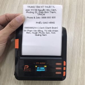 Máy In Cầm Tay Puty PT-82DC( in hóa đơn decal tem ) - Khổ 80mm