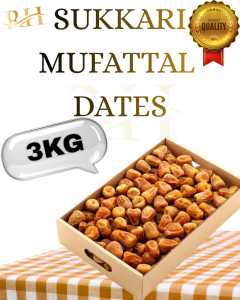 SUKKARI MUFATTAL DATES 3KG