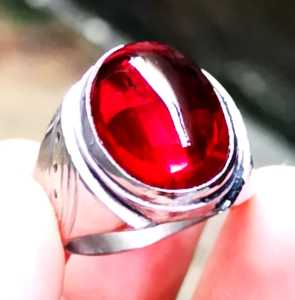 Cincin Pria Batu Cincin Termewah Merah Siam Merah darah Termewah Termurah