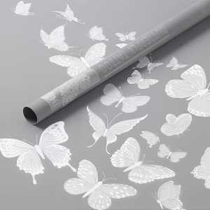 20 Lembar Kertas Buket Bunga Cellophane Waterproof Butterfly Korean Flower Wrapping W041